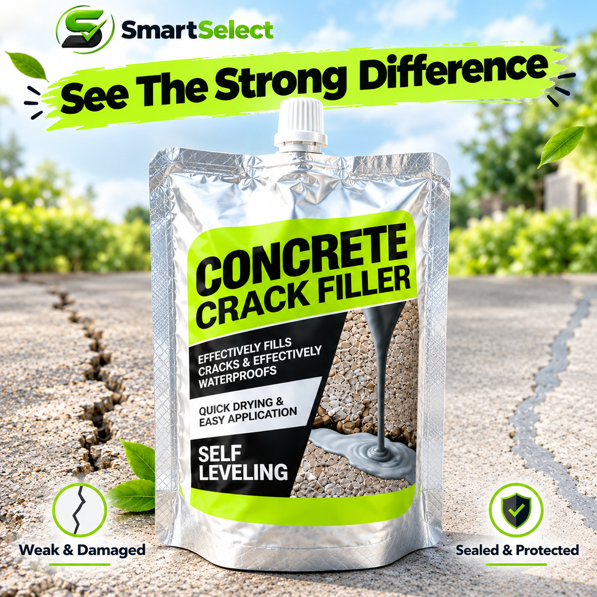 Concrete Crack Filler Pack Of 2